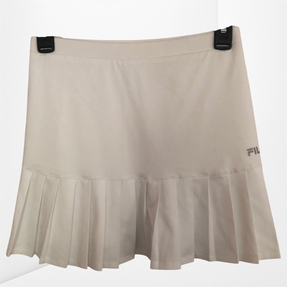 FILA White Pleated Skort Size Large NWOT - Picture 3 of 11